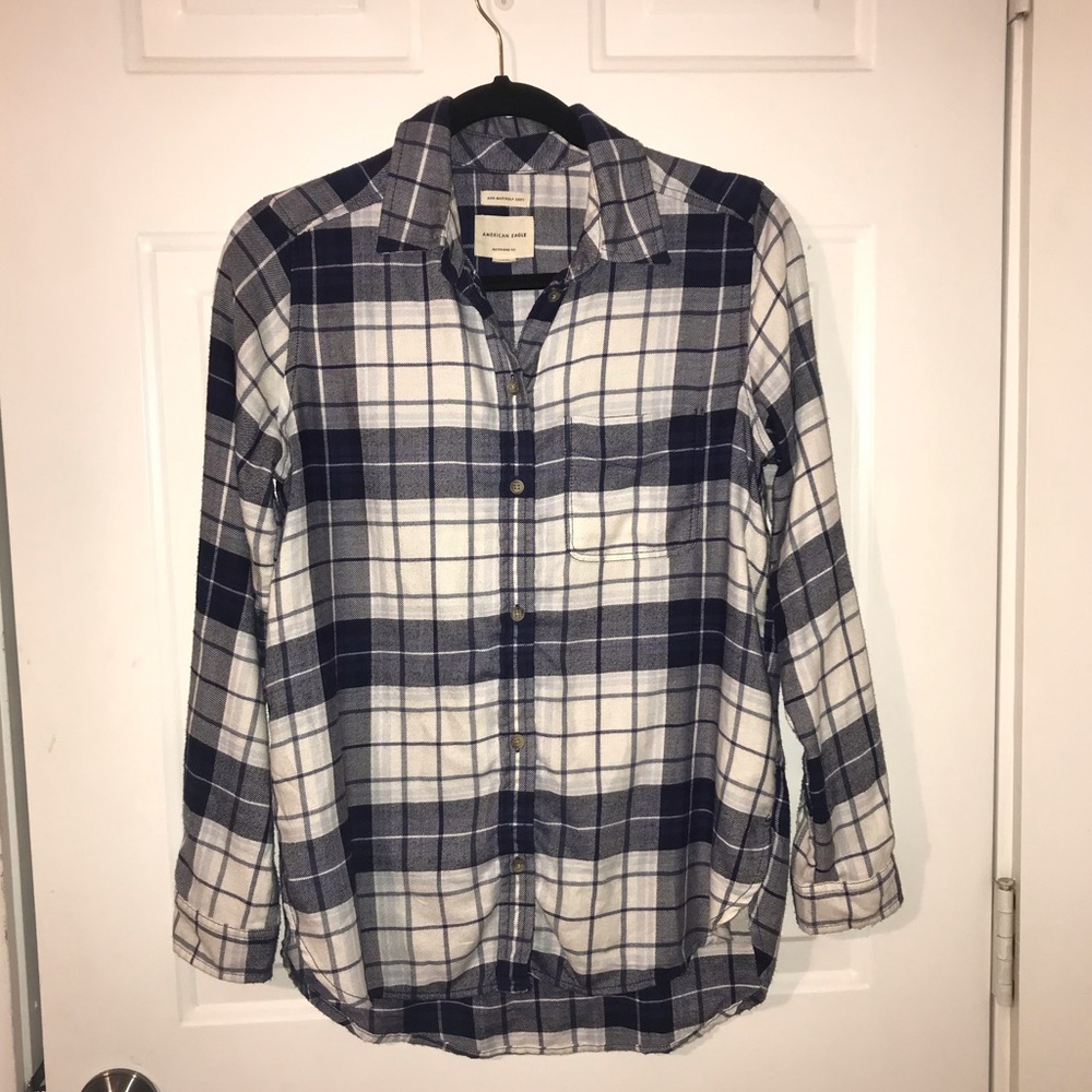 American Eagle Ahh-mazingly Soft boyfriend flannel